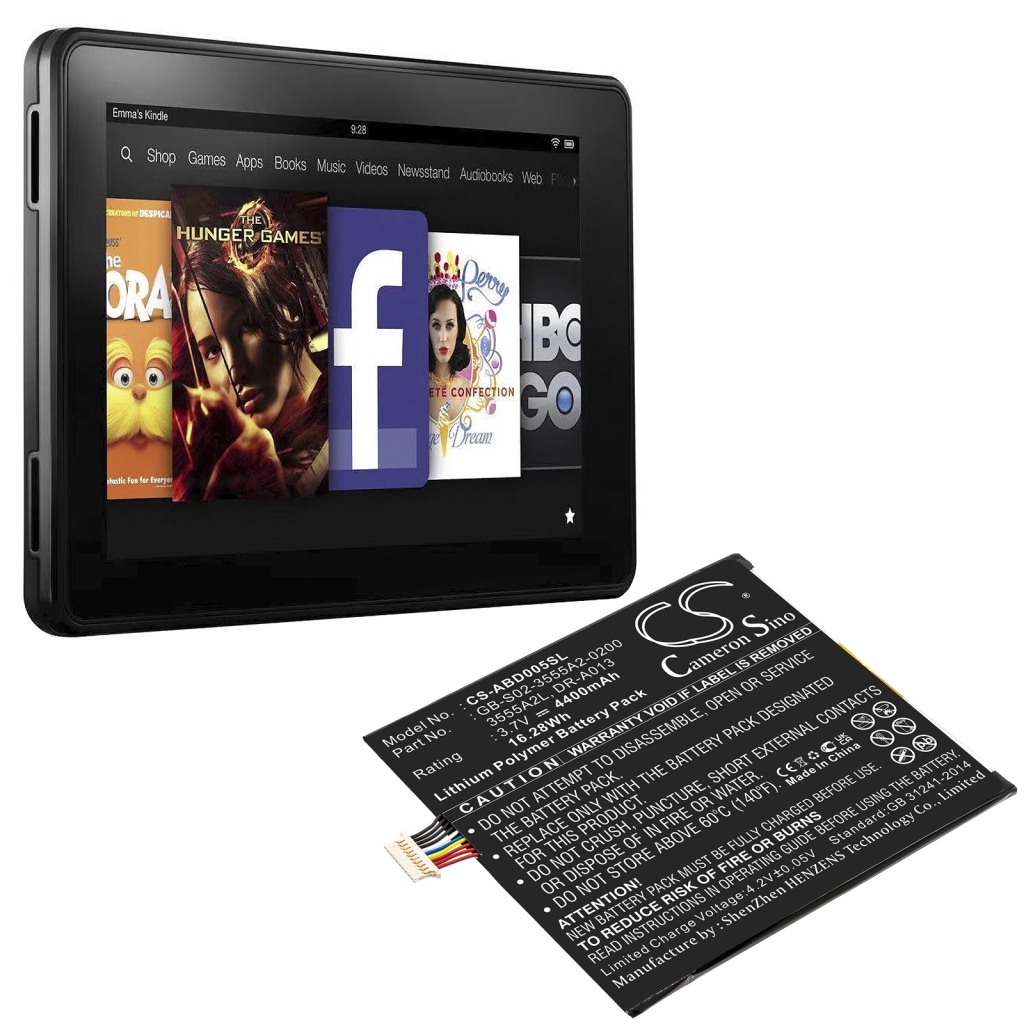 Baterie do tabletů Amazon kindle Fire (CS-ABD005SL)