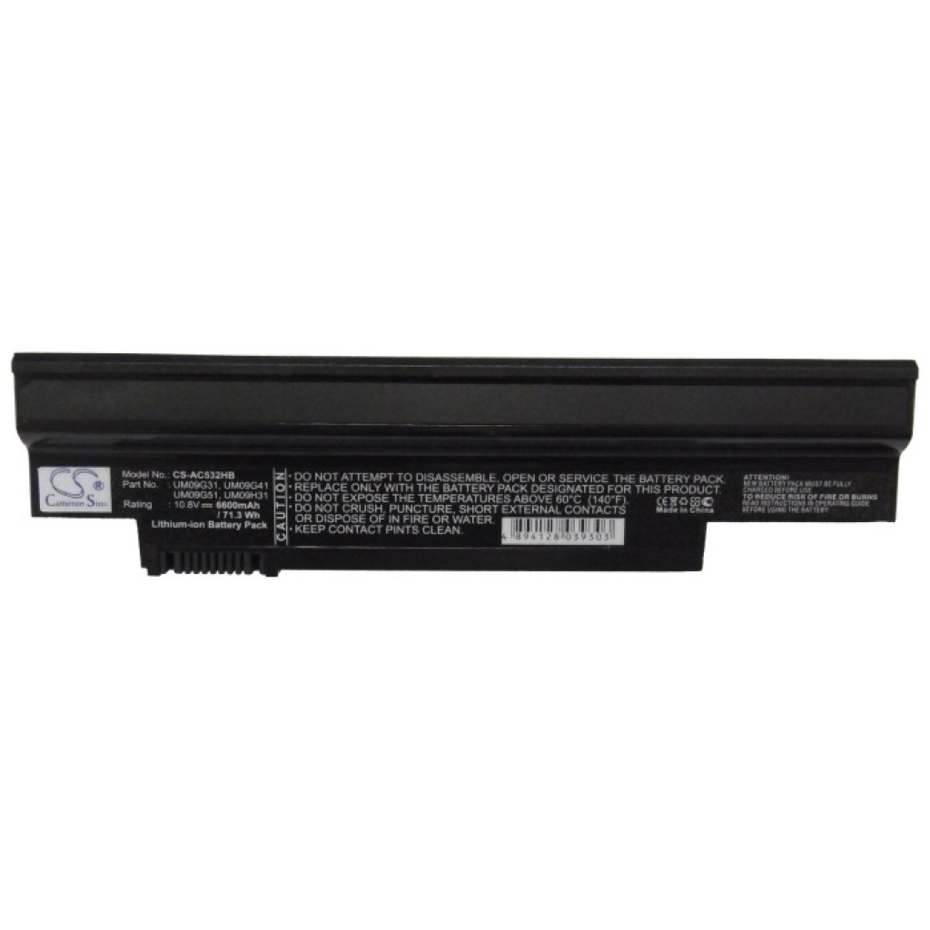 Baterie do notebooků Acer Aspire one 532h-21b (CS-AC532HB)