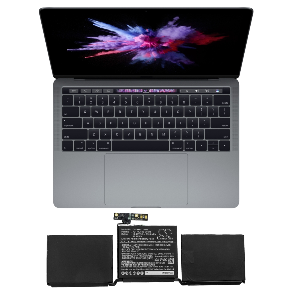 Baterie do notebooků Apple Macbook Pro EMC 3301 (CS-AM2171NB)