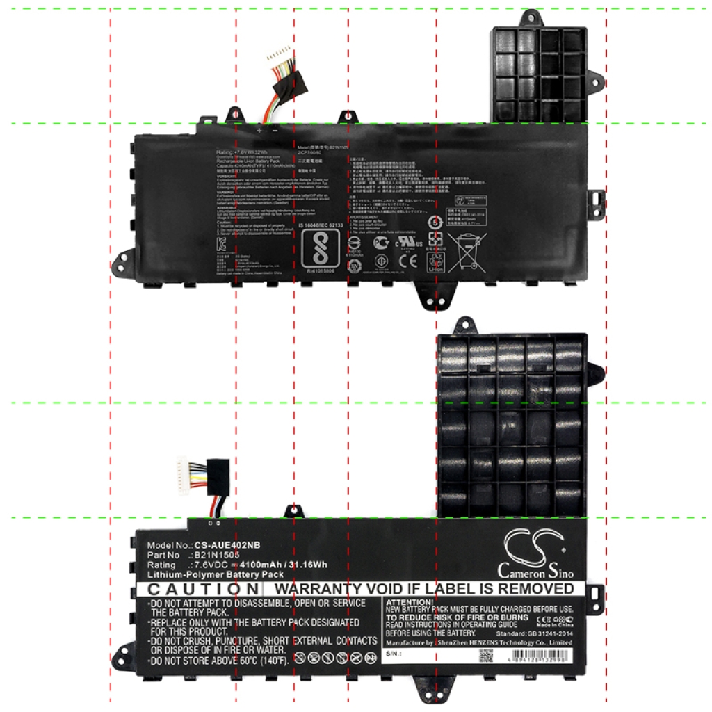 Baterie do notebooků Asus CS-AUE402NB