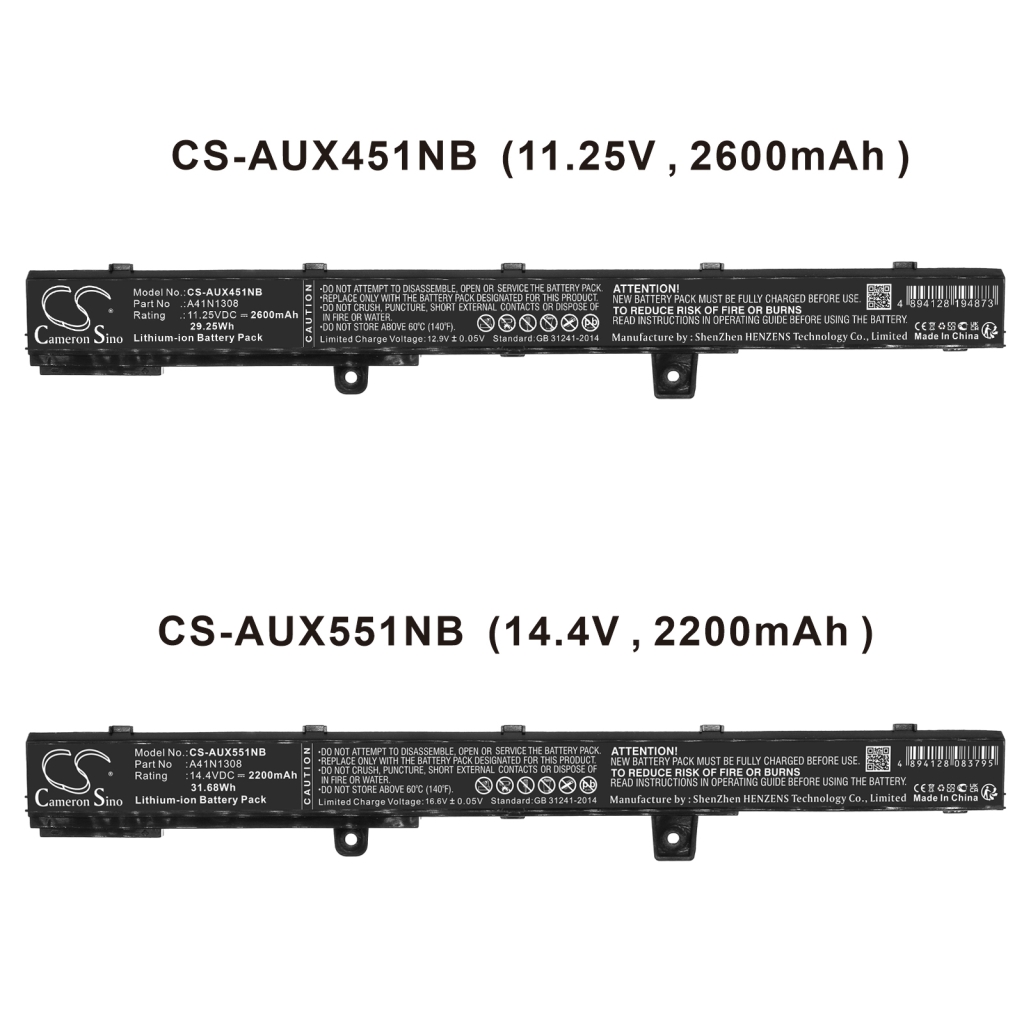 Baterie do notebooků Asus CS-AUX451NB