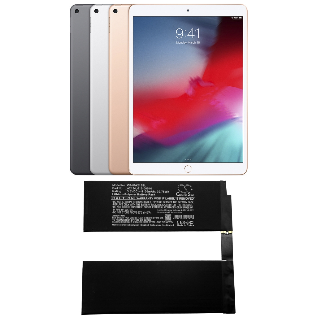 Baterie do tabletů Apple iPad Air 3 2019 (CS-IPA215SL)