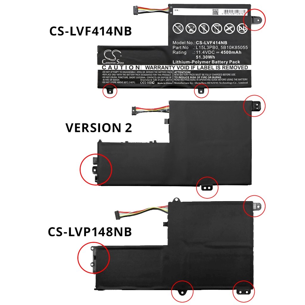 Baterie do notebooků Lenovo CS-LVF414NB