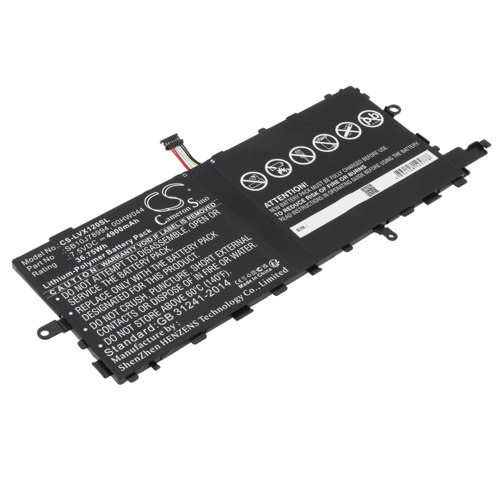 Baterie do tabletů Lenovo ThinkPad X1 (20GGA00F00) (CS-LVX120SL)