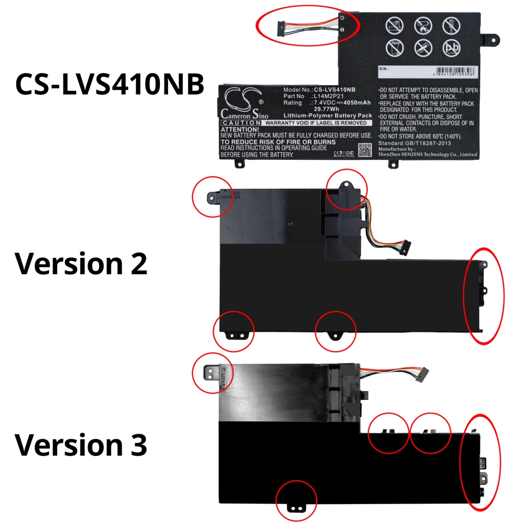 Baterie do notebooků Lenovo CS-LVS410NB