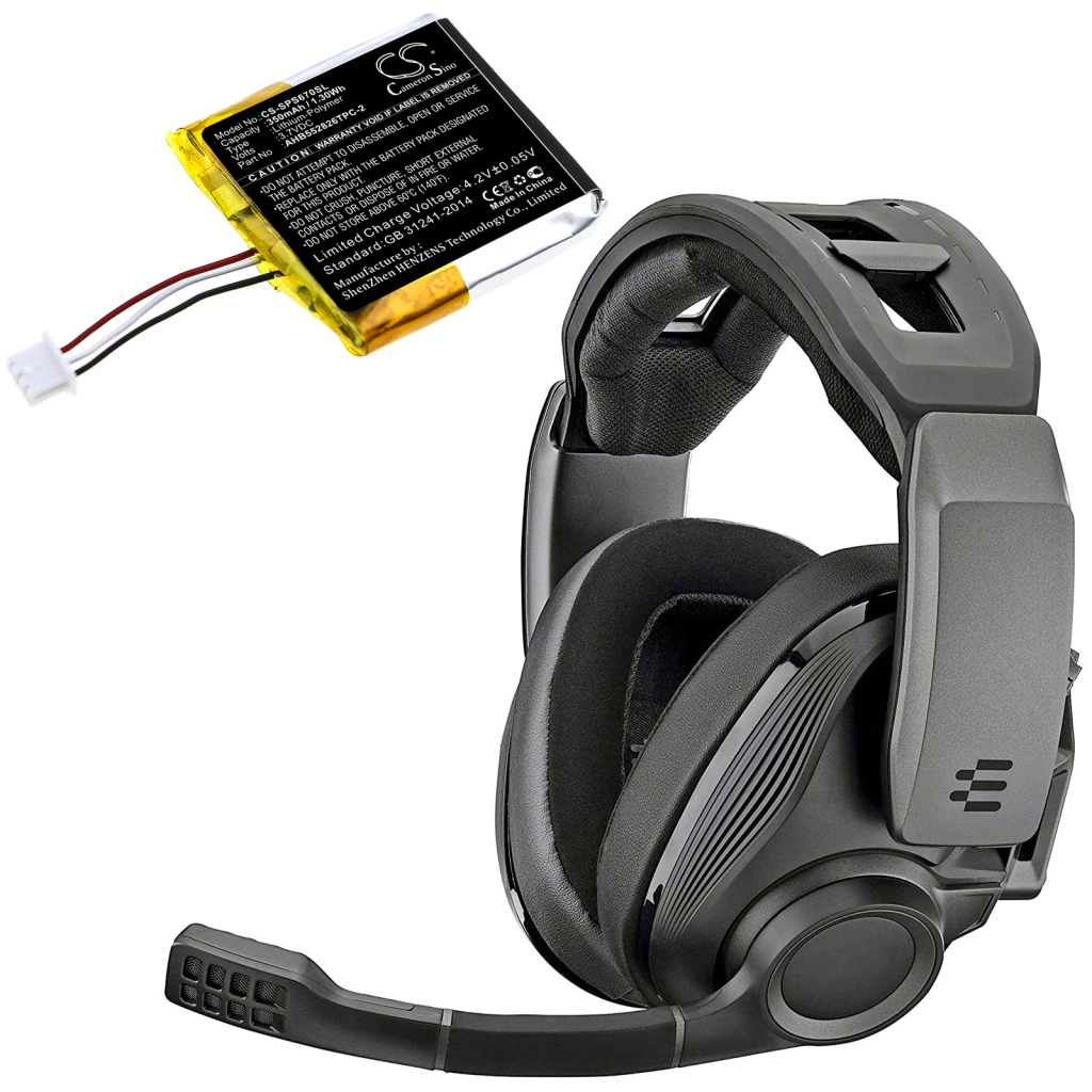 Baterie do bezdrátových sluchátek a headsetů Sennheiser GSP 350 (CS-SPS670SL)