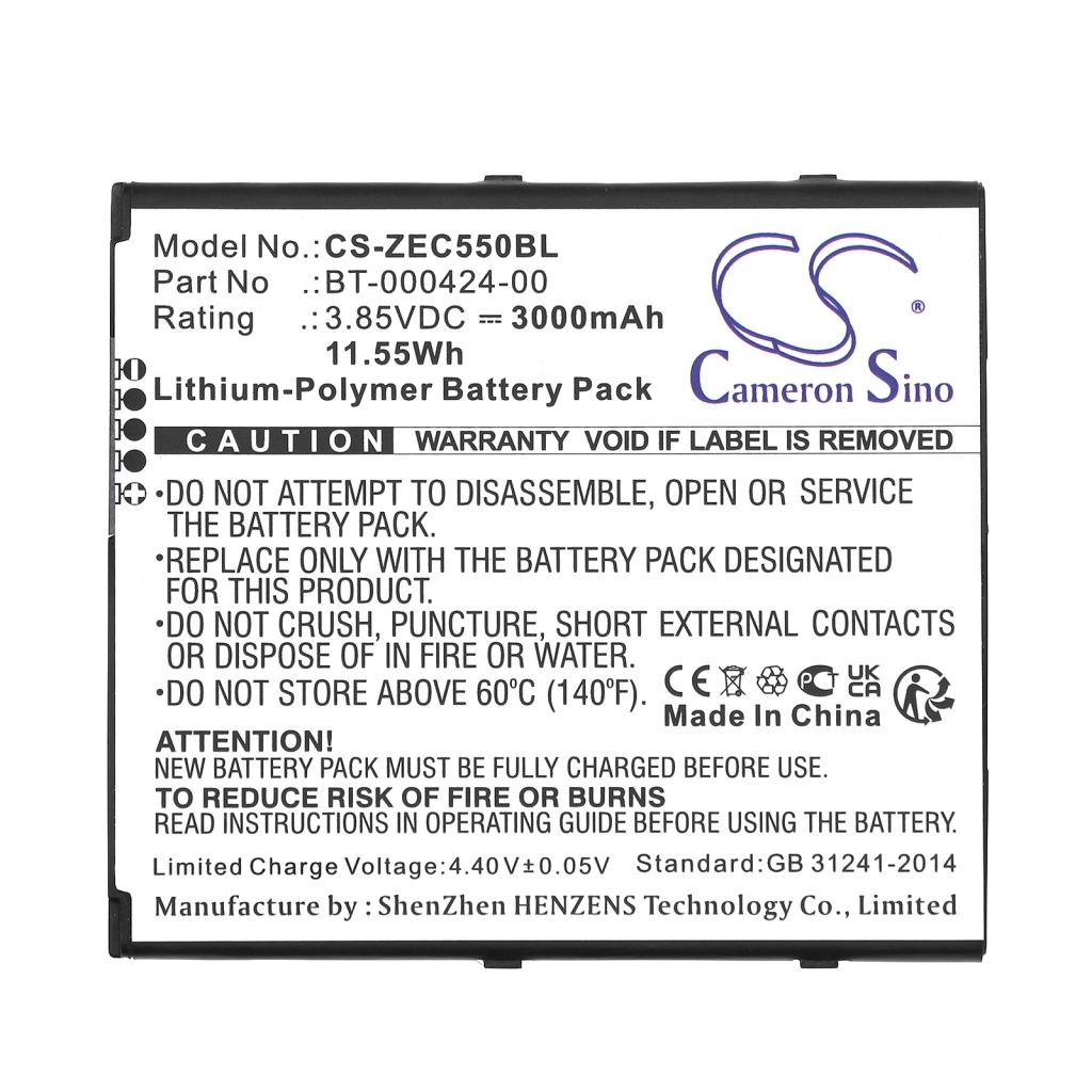 Baterie do skenerů Zebra CS-ZEC550BL